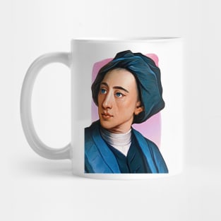 English Poet Alexander Pope illustration Mug